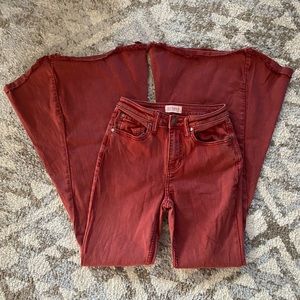 Women's Red Jeans